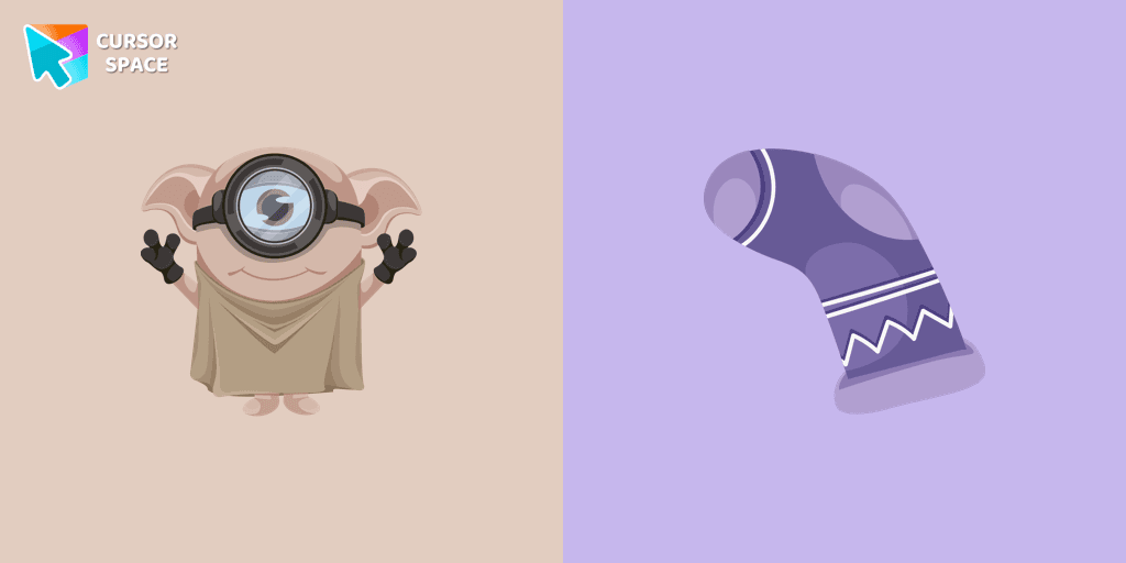 Minion Dobby Character cursor cursor pack